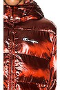 view 6 of 6 DOUDOUNE AVEC CAPUCHE MELANGE in Red Spark