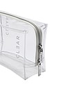 view 3 of 4 Small Cosmetic Case in Clear