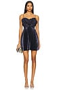 view 1 of 3 Pithill Mini Dress in Navy Metallic