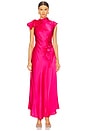 view 1 of 4 ROBE MAXI DRESS in Berry Pink