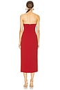 view 3 of 4 Whitnell Midi Dress in Burgundy