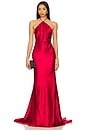 view 1 of 3 Tarnacre Gown in Crimson