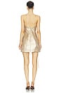 view 3 of 4 Hillsome Mini Dress in Gold