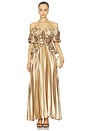 view 1 of 3 Hillsome Maxi Dress in Gold
