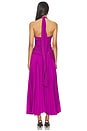 view 3 of 3 VESTIDO KERRISON in Deep Mulberry