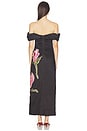 view 3 of 3 Gifford Maxi Dress in Garnet Magnolia