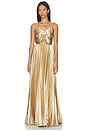 view 1 of 4 MAXIVESTIDO PULLFORD in Gold