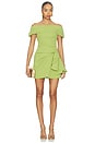 view 1 of 3 VESTIDO MERSHAM in Chive