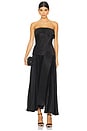 view 1 of 3 VESTIDO MIDI HAMMIL in Black