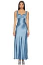 view 1 of 3 MAXIVESTIDO FAGAN in Stone Blue