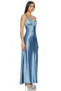 view 2 of 3 MAXIVESTIDO FAGAN in Stone Blue