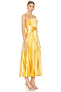 view 2 of 3 Hatchford Midi Dress in Honey Gold Metallic