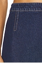 view 6 of 6 Gardie Mini Skirt in Indigo Denim