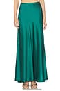 view 1 of 6 Brosa Maxi Skirt in Deep Emerald