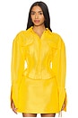 view 1 of 4 Gardie Shirt in Citrine Yellow