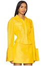view 2 of 4 Gardie Shirt in Citrine Yellow