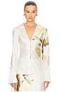 view 1 of 4 Spunhill Shirt in Citrus Bloom