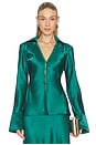 view 1 of 4 Spunhill Shirt in Deep Emerald
