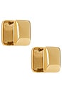 view 1 of 3 Rive Gauche Huggie Earrings in Gold