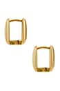 view 2 of 3 Rive Gauche Huggie Earrings in Gold