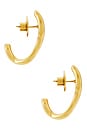 view 2 of 3 Cala Earrings in Gold