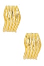 view 3 of 3 Cala Earrings in Gold