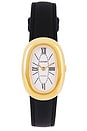 view 1 of 4 Bridgette Watch in White & Smooth Black
