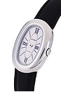 view 3 of 4 Bridgette Watch in Silver & Smooth Black