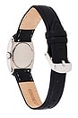 view 4 of 4 Bridgette Watch in Silver & Smooth Black