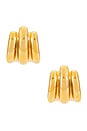 view 1 of 2 Monte Earrings in Gold