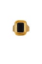 view 1 of 3 Margaux Onyx Ring in Gold & Onyx