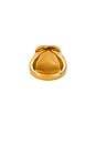 view 3 of 3 Margaux Onyx Ring in Gold & Onyx