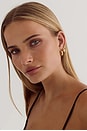 view 7 of 6 BRINCOS ENNA in Gold