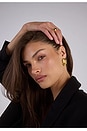 view 7 of 7 Valerie Earrings in Gold