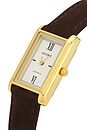 view 3 of 4 Kelly Watch in White & Chocolate Suede