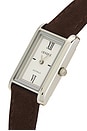 view 3 of 4 Kelly Watch in Silver & Chocolate Sued