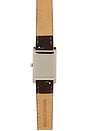 view 4 of 4 Kelly Watch in Silver & Chocolate Sued