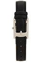 view 2 of 4 Kelly Watch in Silver & Black Smooth