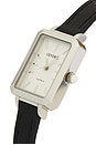 view 3 of 4 Mason Watch in Silver & Black Distressed