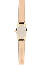 view 4 of 4 MONTRE EN CUIR EMMELINE in Gold & Espresso Croc