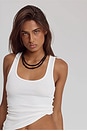 view 8 of 8 COLLIER AVEC PERLES SERPHINA in Black