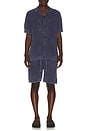 view 3 of 5 Henry Snow Wash Short in Navy