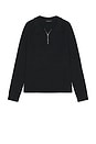 view 1 of 4 Oversized Chunky Quarter Zip Sweater in Black