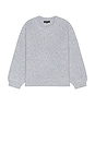 view 1 of 3 Aidan Chunky Crew Sweater in Slate Blue