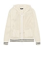 view 1 of 3 Waffle Stitch Hoodie in Ivory