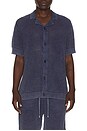 view 1 of 5 Henry Snow Wash Camp Shirt in Navy