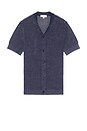view 4 of 5 Henry Snow Wash Camp Shirt in Navy