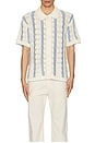 view 3 of 3 Novelty Stitch Buttondown Shirt in Ivory Multi