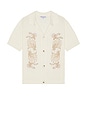 view 1 of 3 Embroidered Buttondown Shirt in Ivory