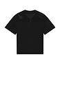 view 2 of 3 Mesh Shoulder Sweater in Black